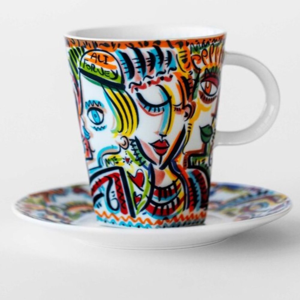NWT Nespresso Limited Edition Ali Forney Center The Family We Make Mug